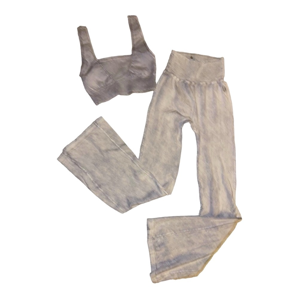 NEW Free People Movement Good Karma Flare Pants & Bra Crop top - Picture 6 of 6